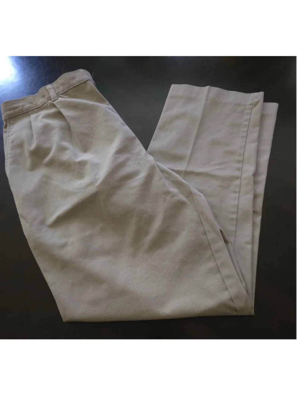 Vintage 90s Men's Beige Chinos & Khakis Waist 36x32 EUC Business Casual Pants